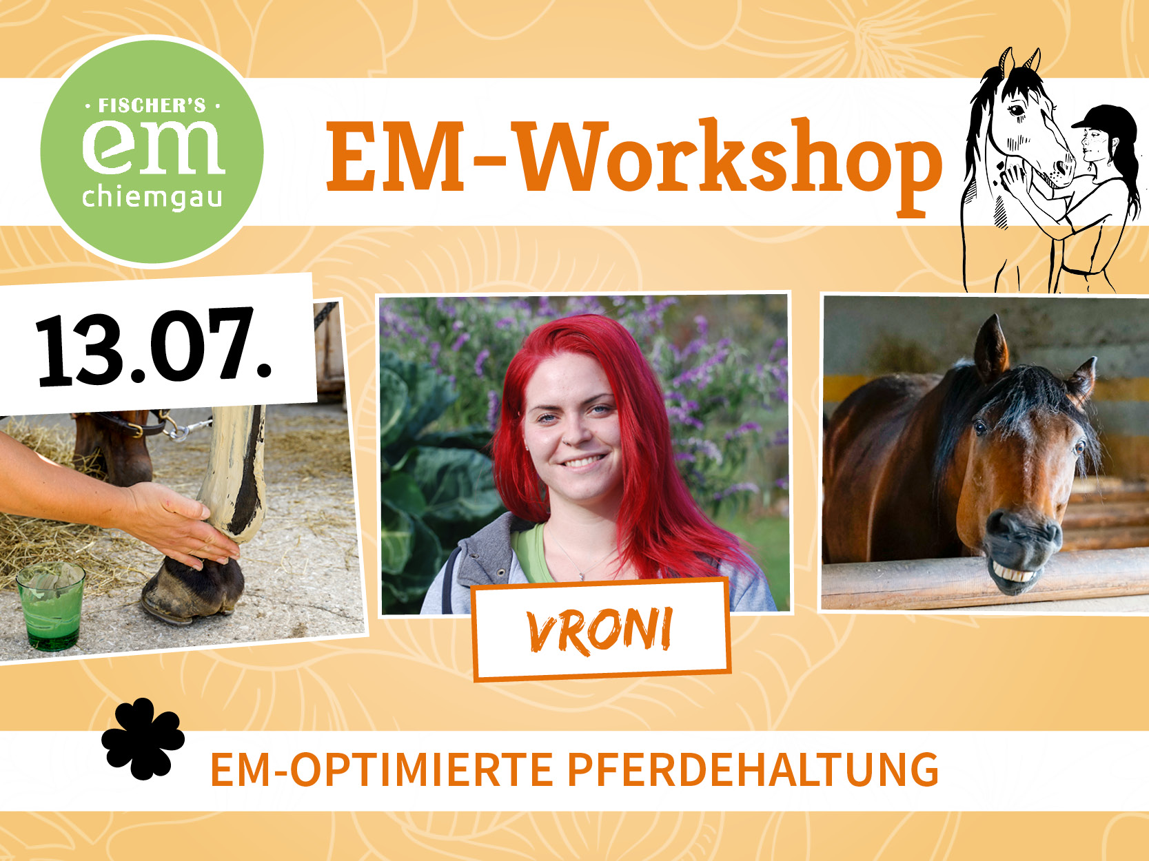 EM-Workshop - Effektive Mikroorganismen beim pferd am 13.07.2023