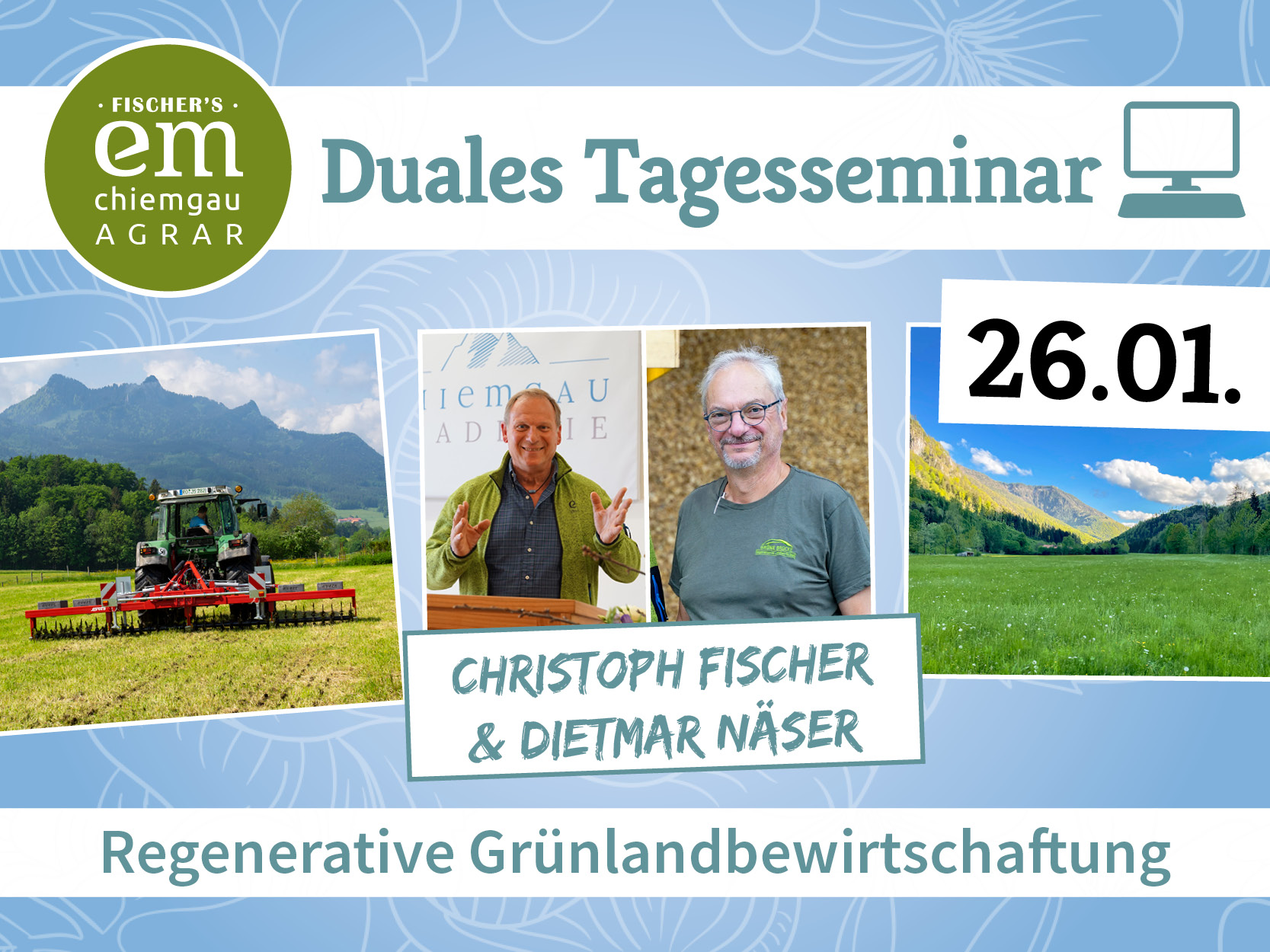 Duales Agrar Seminar zur Grünlandbewirtschaftung am 26.01.2024