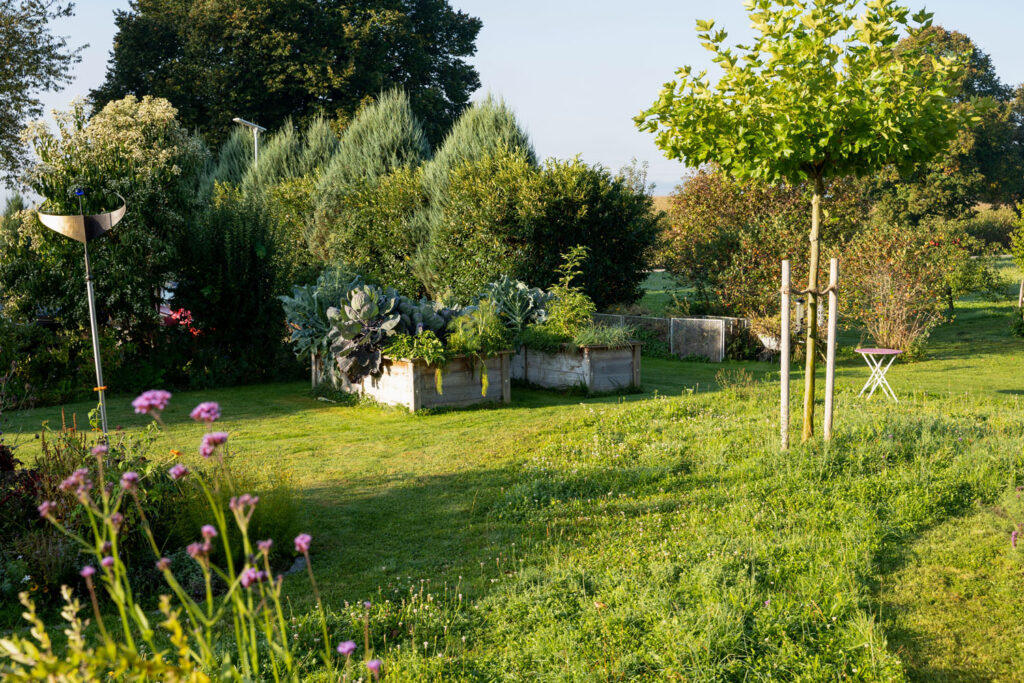 Hochbeete im EM-Schaugarten