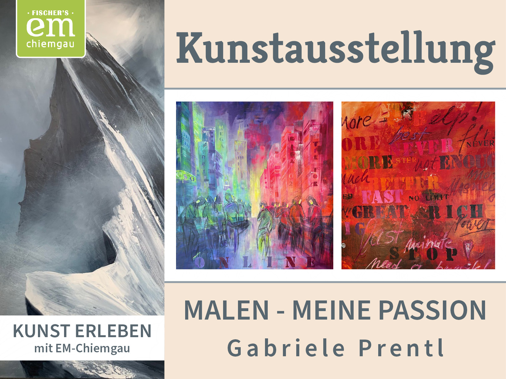 Kunstausstellung Gabriele Prentl GB